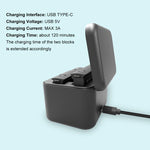 Scatola di ricarica doppia batteria per Insta360 X5