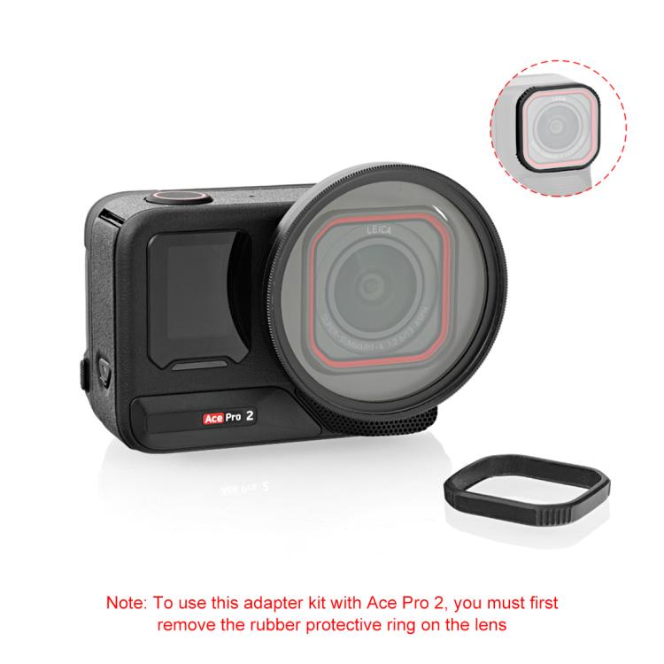 Anello adattatore filtro UV 52 mm per Insta360 Ace Pro 2