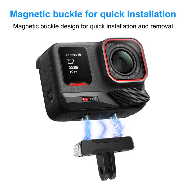 Supporto magnetico a sgancio rapido per Insta360 X5 Ace