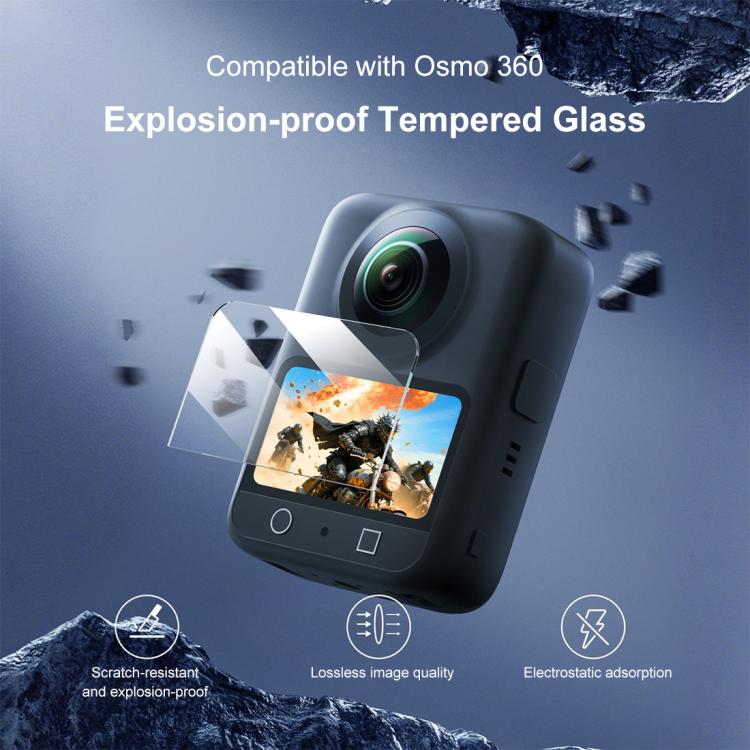 Pellicola in vetro temperato per schermo DJI Osmo 360