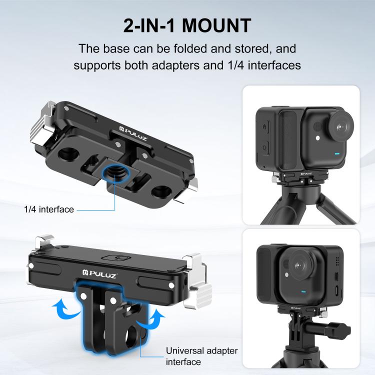 Supporto magnetico in lega per Insta360 GO Ultra