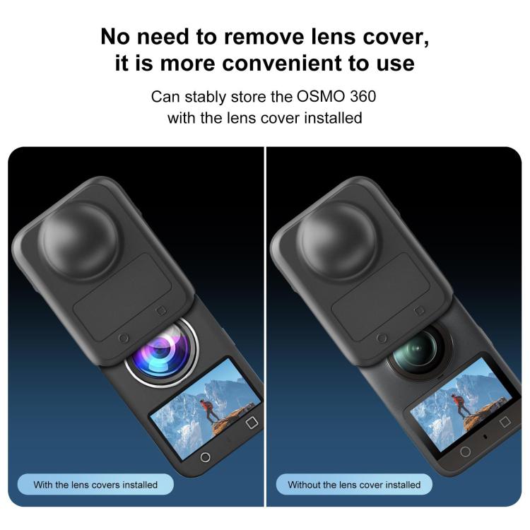 Cover in silicone per obiettivo e corpo DJI Osmo 360 STARTRC