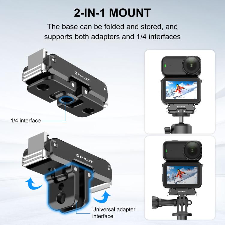 Base a sgancio rapido magnetica in metallo per DJI Osmo Nano
