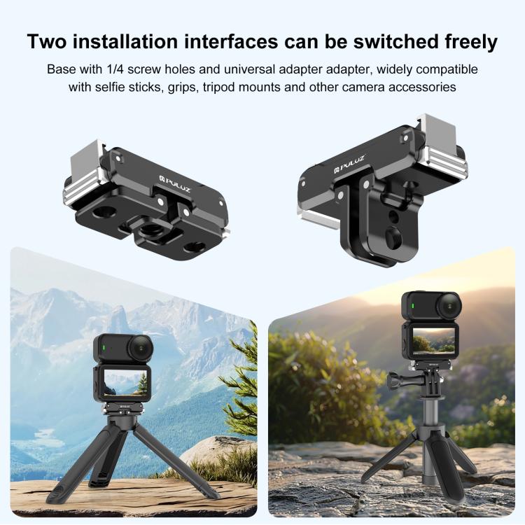 Base a sgancio rapido magnetica in metallo per DJI Osmo Nano