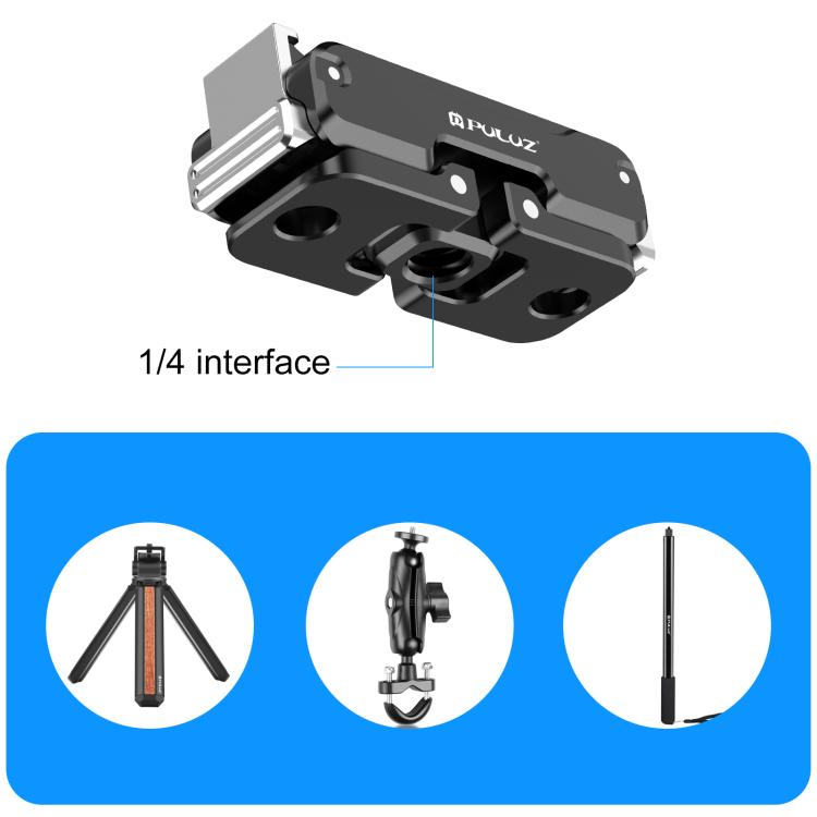 Base a sgancio rapido magnetica in metallo per DJI Osmo Nano