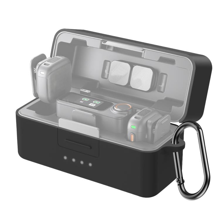 Custodia protettiva in silicone antigraffio per la ricarica del microfono DJI PULUZ 3., For DJI Mic 3