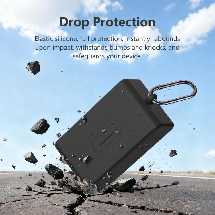 Custodia protettiva in silicone antigraffio per la ricarica del microfono DJI PULUZ 3., For DJI Mic 3