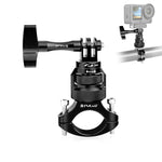 Adattatore per manubrio da moto PULUZ in alluminio con rotazione a 360 gradi e vite, compatibile con GoPro, Insta360, DJI e altre action camera., Handlebar Adapter Mount 3