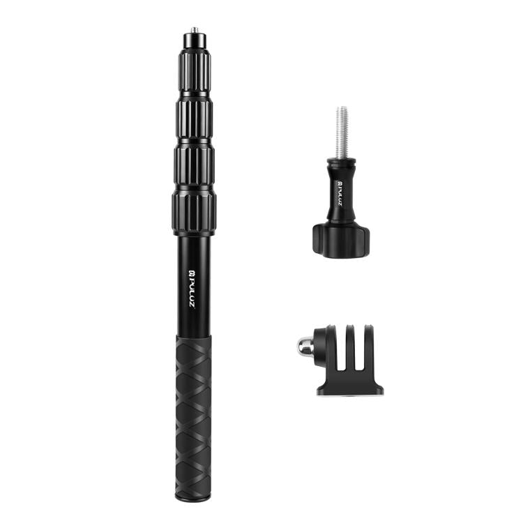 PULUZ Asta per selfie invisibile in lega di alluminio da 1,2 m, anti-vibrazione, monopiede telescopico con blocco per vlog., 1.2m  Invisible Selfie Stick