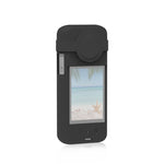 Per Insta360 X3 PULUZ Custodia protettiva in silicone con copriobiettivo, Silicone Case(Black), Silicone Case(Blue), Silicone Case(Red)