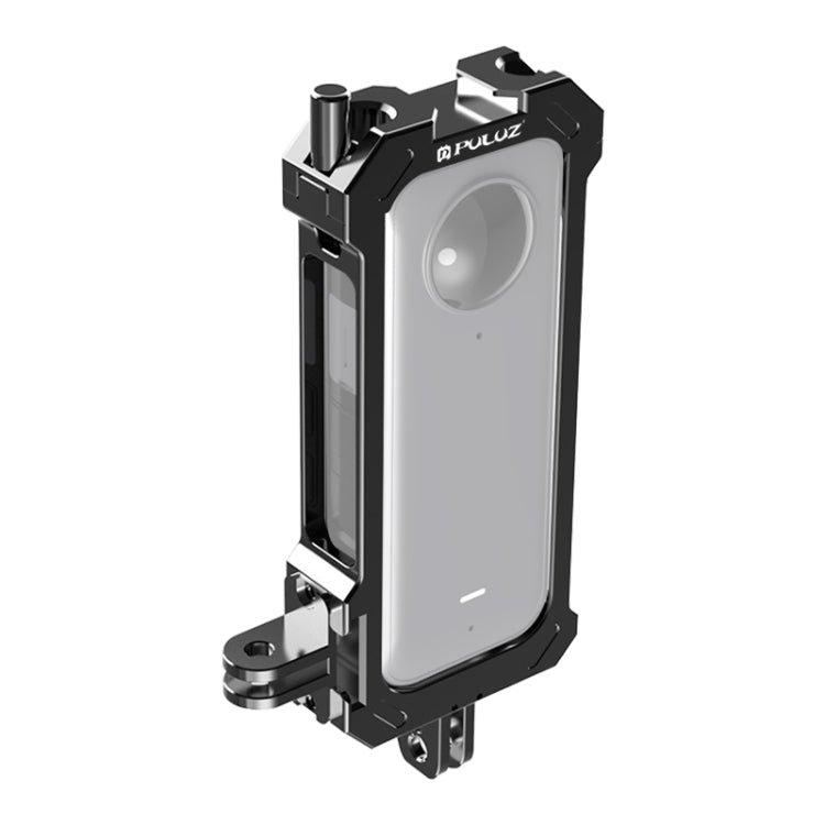Per Insta360 X3 PULUZ Telaio protettivo per gabbia protettiva in metallo con base per pattino freddo espanso e adattatore per treppiede, Metal Cage US Stock, For Insta360 X3