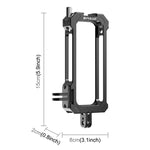 Per Insta360 X3 PULUZ Telaio protettivo per gabbia protettiva in metallo con base per pattino freddo espanso e adattatore per treppiede, Metal Cage US Stock, For Insta360 X3