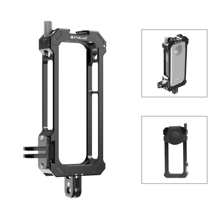 Telaio protettivo in metallo per Insta360 X3 con base e adattator
