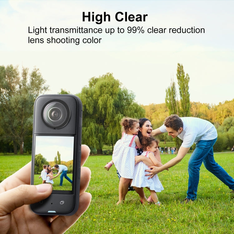 Per Insta360 X3 PULUZ Copriobiettivo Protezione per PC, Lens Guard PC Cover