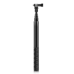 Monopiede per selfie in metallo PULUZ da 110 cm con base adattatore invisibile e vite per Insta360 One RS / X2 / X3, 110cm Monopod