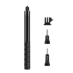 Monopiede per selfie in metallo PULUZ da 110 cm con base adattatore invisibile e vite per Insta360 One RS / X2 / X3, 110cm Monopod