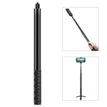 Monopiede per selfie in metallo PULUZ 157 cm per Insta360 One RS / X2 / X3, 150cm Monopod