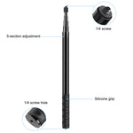 Monopiede per selfie in metallo PULUZ 157 cm per Insta360 One RS / X2 / X3, 150cm Monopod