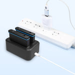 Per Insta360 X3 PULUZ USB Caricabatterie doppio con indicatore luminoso, Battery Charger