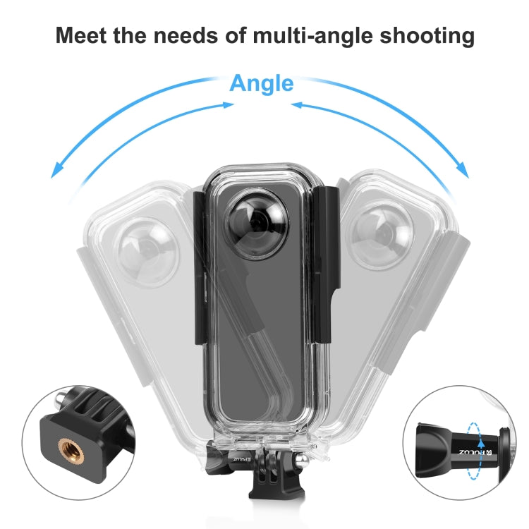 Per custodia impermeabile subacquea Insta360 X3 PULUZ da 30 m, 30m Waterproof Case