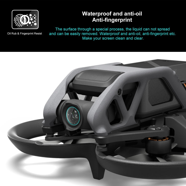 Per DJI Avata 2 pezzi PULUZ pellicola per lenti in vetro temperato per drone, For DJI Avata