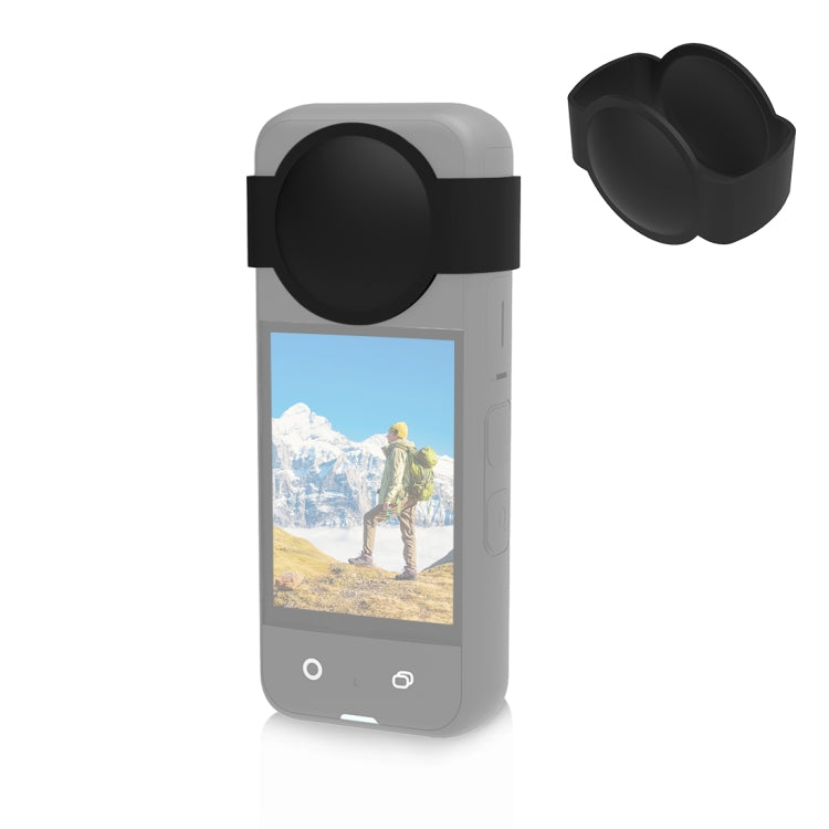 Per Insta360 X3 PULUZ Custodia protettiva per lente in silicone, Lens Cover
