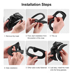 Per DJI Avata Goggles 2 PULUZ Custodia protettiva in silicone per maschera per occhi volanti, For DJI Avata Goggles 2