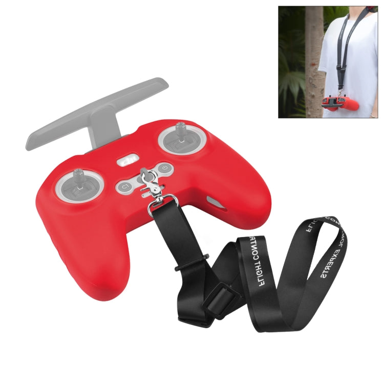 Custodia in silicone con tracolla per DJI FPV Combo Remote Contro