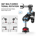 Supporto in lega di alluminio a sfera multidirezionale PULUZ Magic Arm, Magic Arm