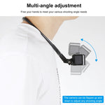 Staffa da collo regolabile per action cam GoPro e DJI