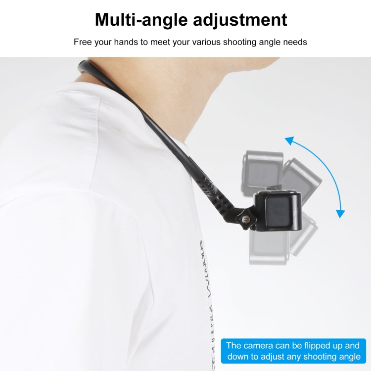 Staffa da collo regolabile per action cam GoPro e DJI
