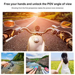 Staffa da collo regolabile per action cam GoPro e DJI