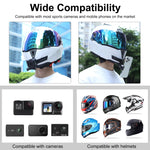 Supporto casco per action camera compatibile GoPro