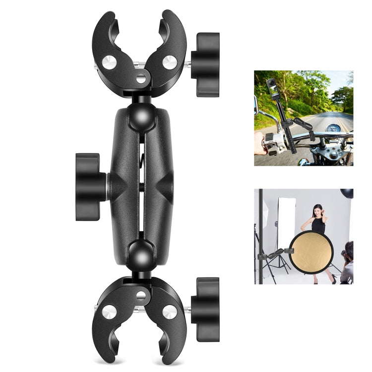 Morsetto doppia testa per manubrio GoPro e action cam