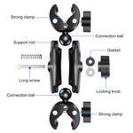 Morsetto doppia testa per manubrio GoPro e action cam