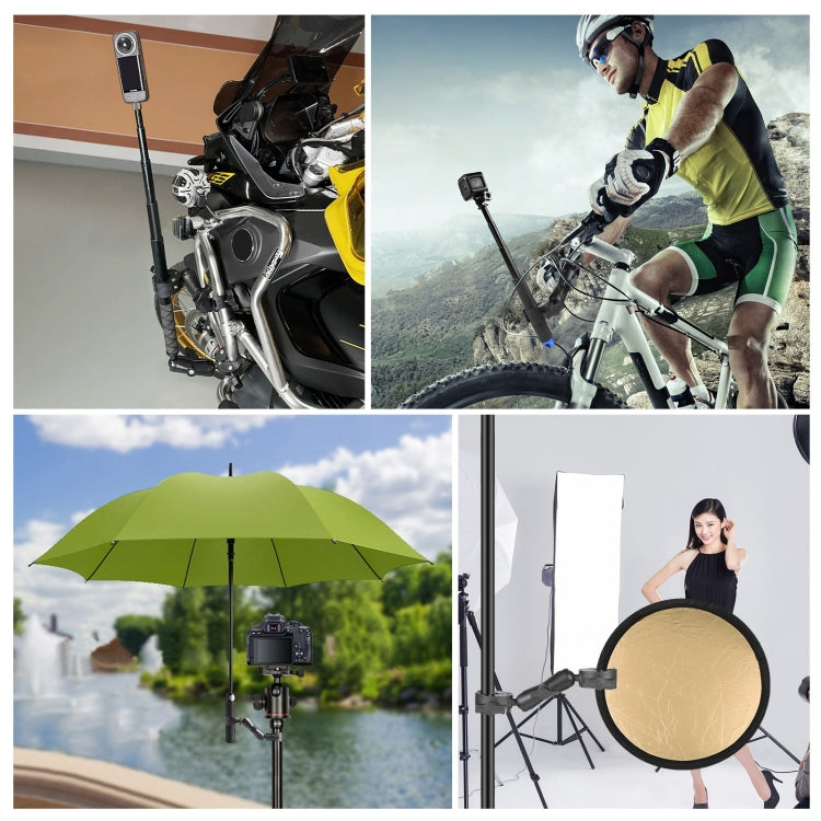 Morsetto doppia testa per manubrio GoPro e action cam