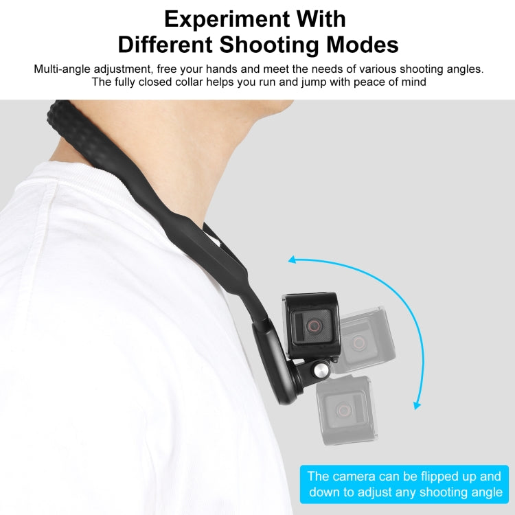 PULUZ Lazy Neck Bracket POV View Mount per GoPro Action Camera, POV View Mount