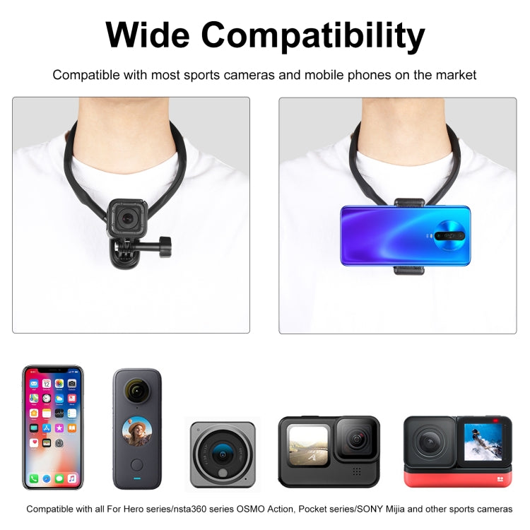 PULUZ Lazy Neck Bracket POV View Mount per GoPro Action Camera, POV View Mount