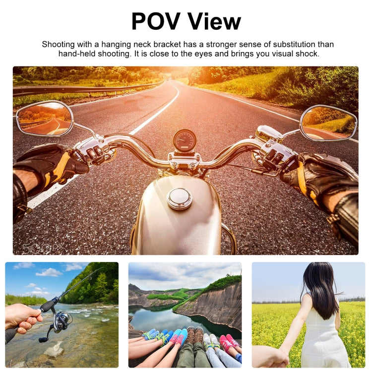 PULUZ Lazy Neck Bracket POV View Mount per GoPro Action Camera, POV View Mount