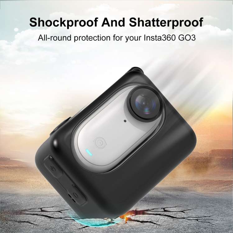 Custodia in silicone per custodia di ricarica Insta360 GO 3