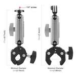 Morsetto PULUZ per action cam e smartphone 2-5 cm