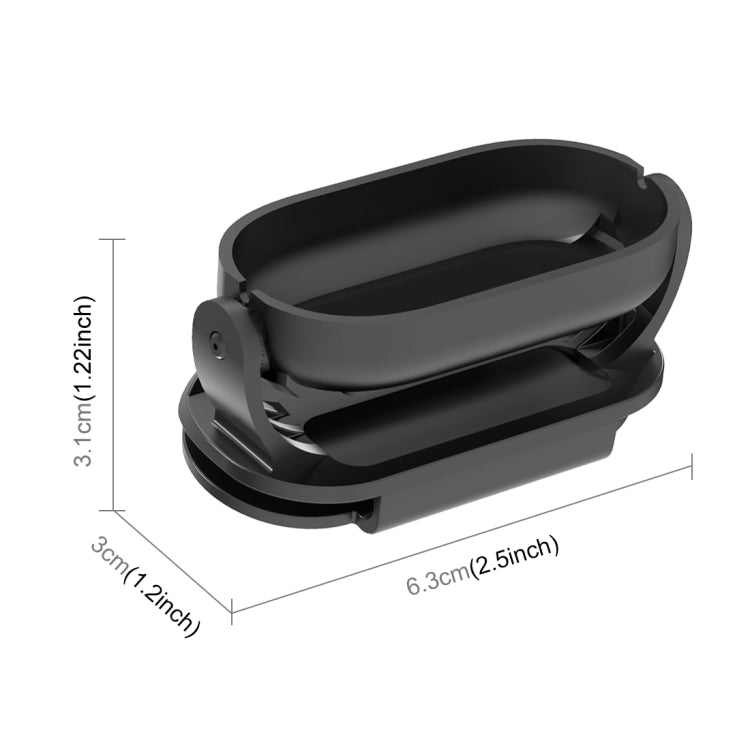 Per Insta360 GO3 PULUZ Zaino Cappello Rec-mounts Supporto con morsetto a sgancio rapido, Easy Clip