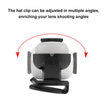 Per Insta360 GO3 PULUZ Zaino Cappello Rec-mounts Supporto con morsetto a sgancio rapido, Easy Clip