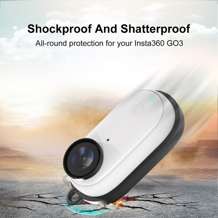 Per Insta360 GO 3 PULUZ Body Gabbia protettiva in plastica magnetica con moschettone, Magnetic Frame with Carabiner