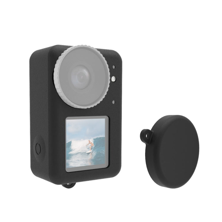 Custodia silicone con copriobiettivo per DJI Osmo Action 4/3