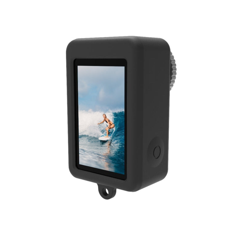 Per DJI Osmo Action 4/3 PULUZ Custodia protettiva in silicone con copriobiettivo, For DJI Osmo Action 4 / 3