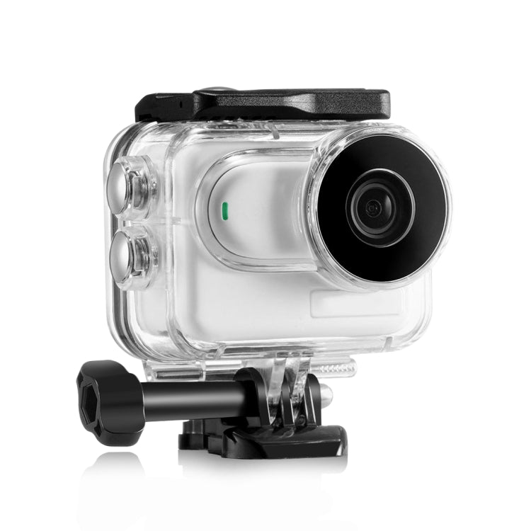 Per Insta360 GO 3 PULUZ Custodia impermeabile subacquea da 60 m con adattatore di base e vite, Waterproof Housing Case