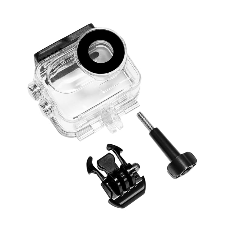 Per Insta360 GO 3 PULUZ Custodia impermeabile subacquea da 60 m con adattatore di base e vite, Waterproof Housing Case