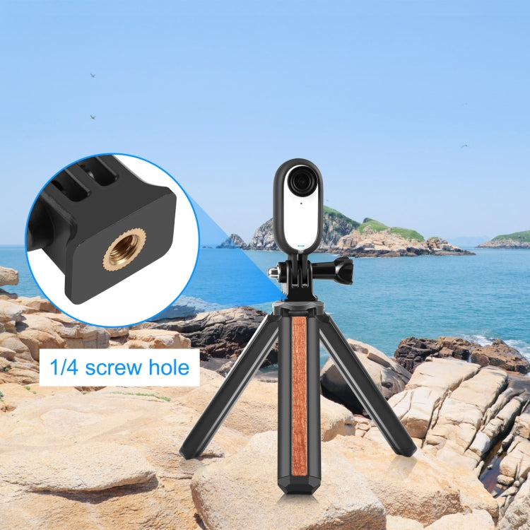 Per Insta360 GO 3 PULUZ Corpo Gabbia protettiva in plastica con vite e adattatore, Protective Frame Cage with Screw & Adapte