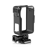 Per DJI Osmo Action 4/3 PULUZ Gabbia verticale in plastica con telaio protettivo con scarpe fredde, For DJI Osmo Action 5 Pro / 4 / 3 Vertical Cage